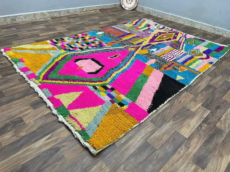 Rugs for living room - boujaad rug Custom - berber rug