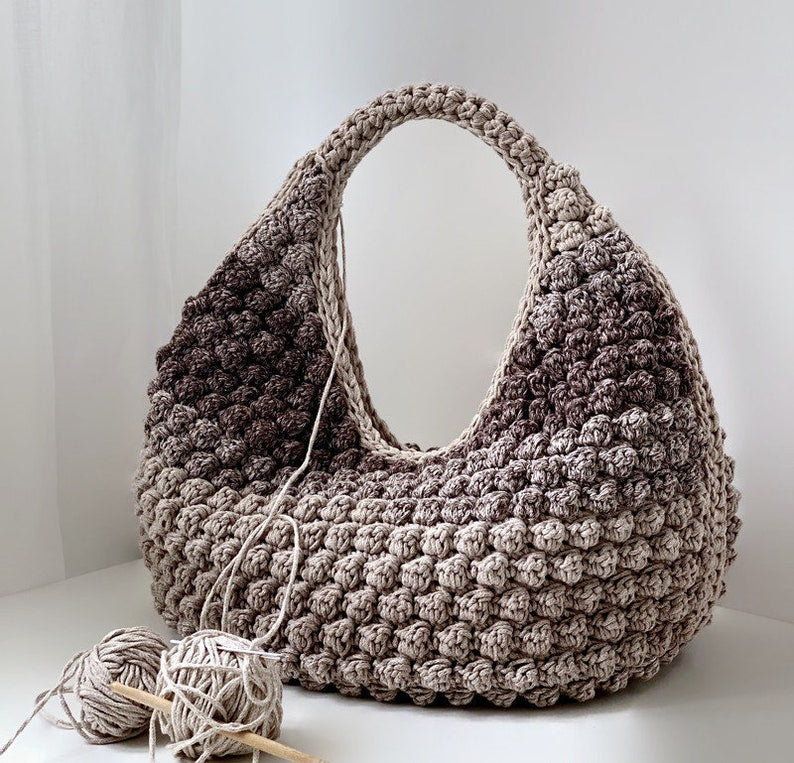 CROCHET PATTERN Ronda Bag Crochet Bag Pattern Wool Bag