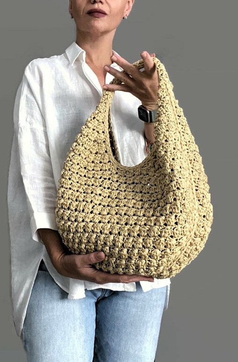 CROCHET PATTERN Ronda Bag Crochet Bag Pattern Wool Bag