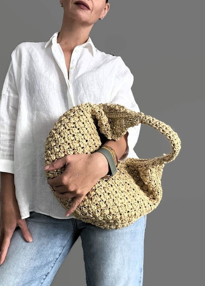 CROCHET PATTERN Ronda Bag Crochet Bag Pattern Wool Bag