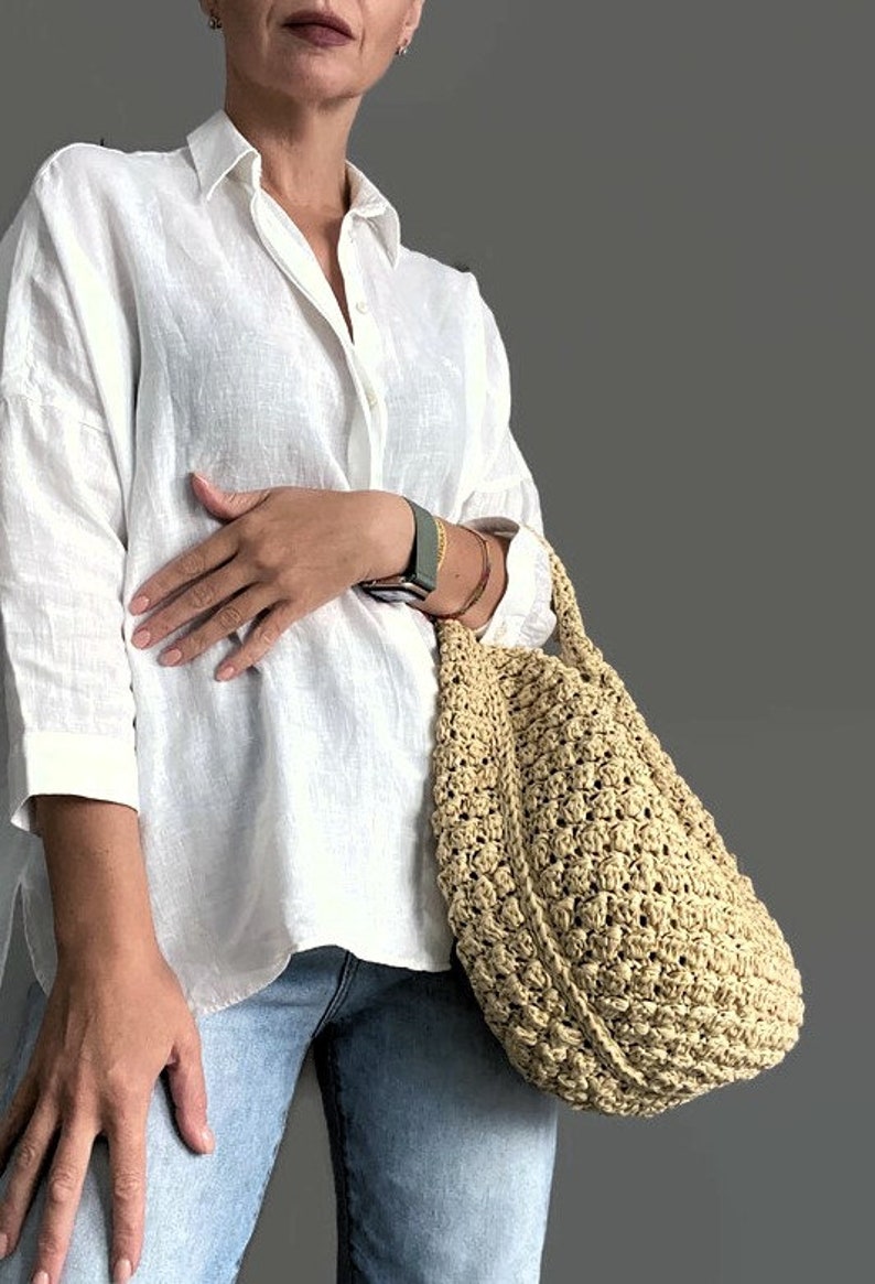 CROCHET PATTERN Ronda Bag Crochet Bag Pattern Wool Bag