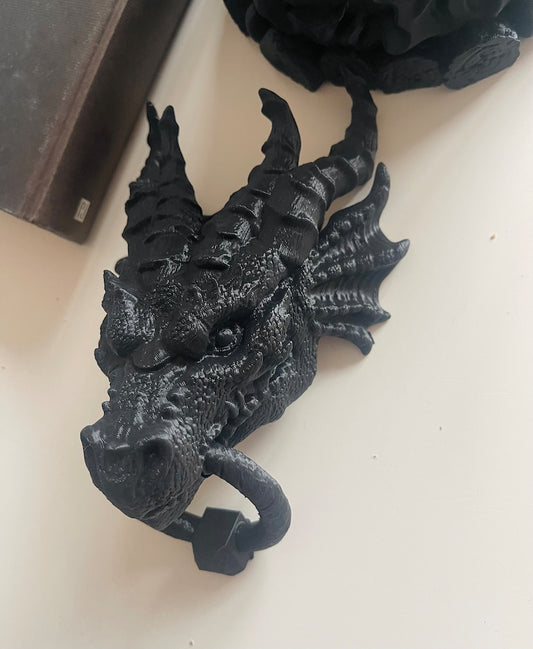 Dragon Door Knocker Goth Home Decor Gothic