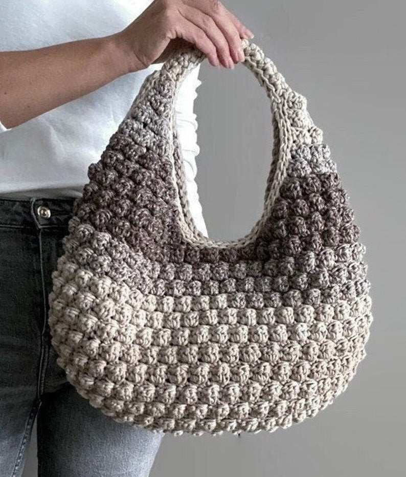 CROCHET PATTERN Ronda Bag Crochet Bag Pattern Wool Bag