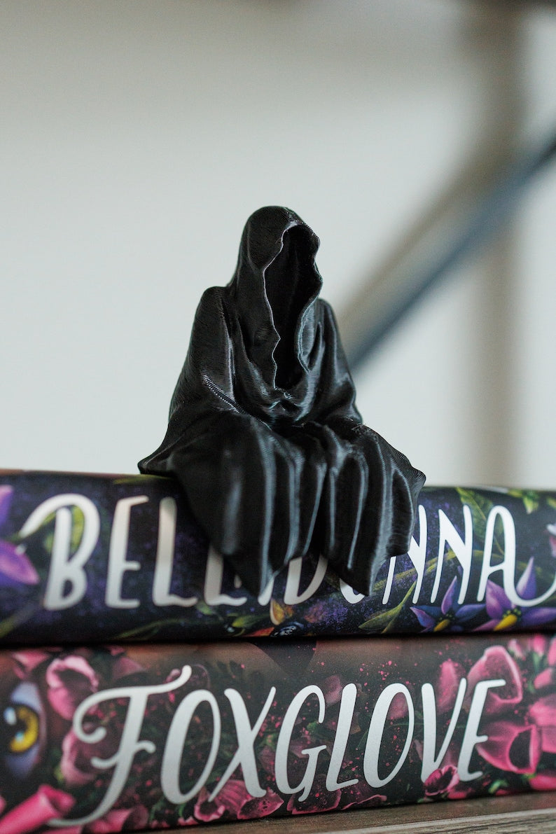 Grim Reaper Sitting Bookshelf Decor 3D Printed Death