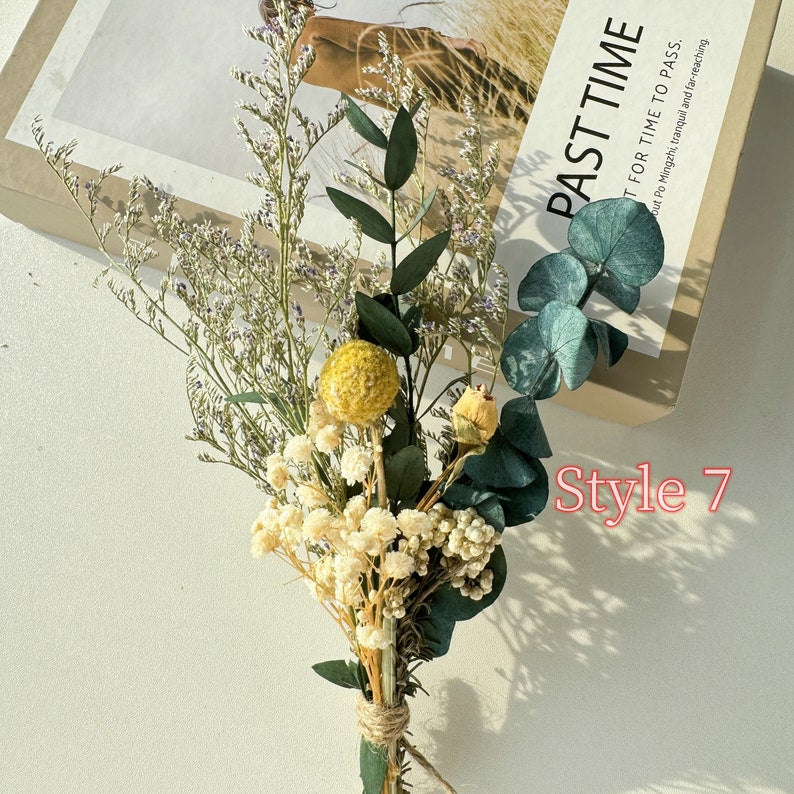 Boho Mini Dry Flower,Dried Rose Bouquets,