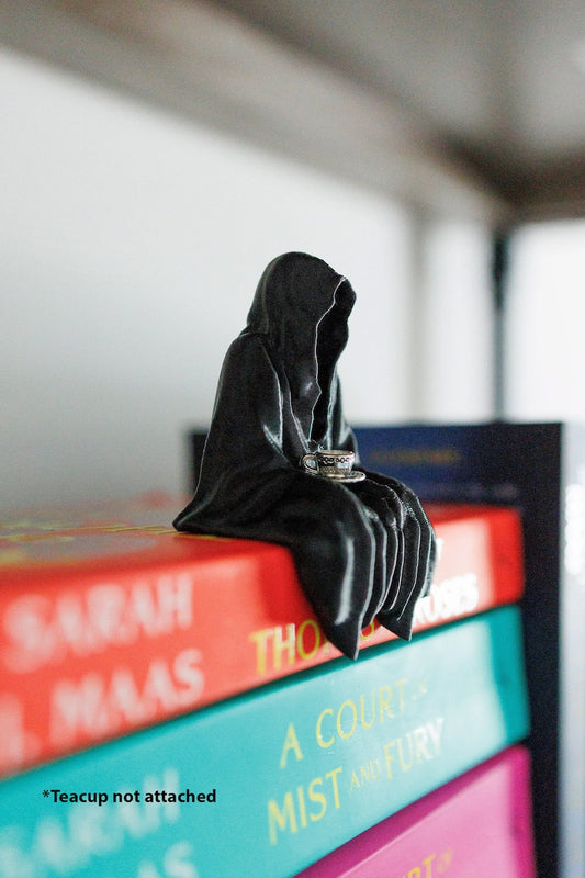 Grim Reaper Sitting Bookshelf Decor 3D Printed Death