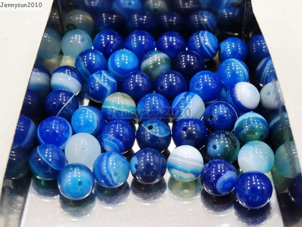 Natural Gemstone Round Spacer Loose Beads 4mm 6mm 8mm 10mm 12mm Assorted Stones