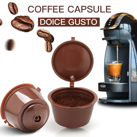 Nespresso 1/2/3PCS coffee capsule nestle dolce gusto capsule reusable coffee filter capsule machine refillable cafe capsula